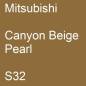 Preview: Mitsubishi, Canyon Beige Pearl, S32.